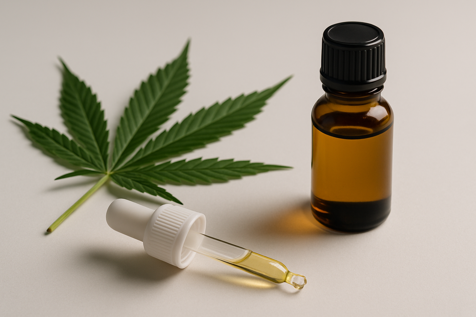 Molekülstruktur von CBG (Cannabigerol) als Mutter-Cannabinoid mit wissenschaftlicher Darstellung