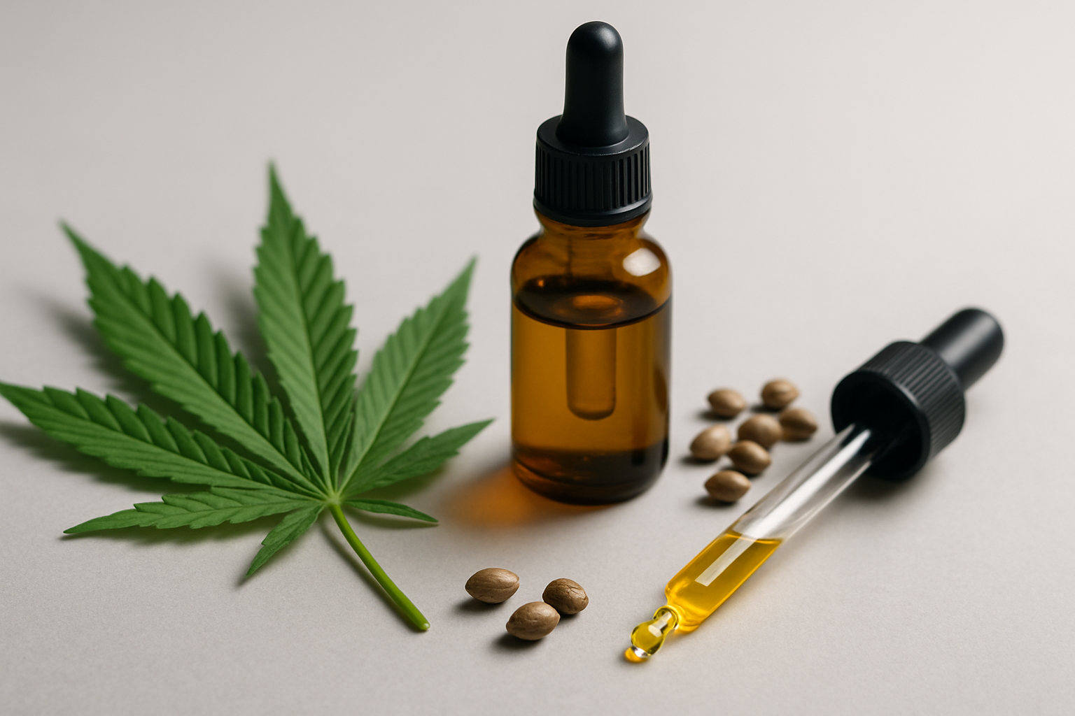 Molekülstruktur von HHC (Hexahydrocannabinol)